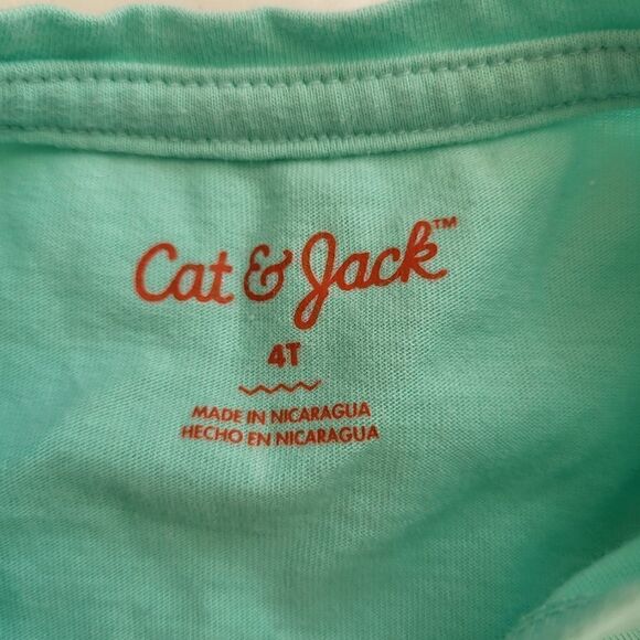 Cat & Jack toddler Green mermaid tank top - Picture 2 of 4